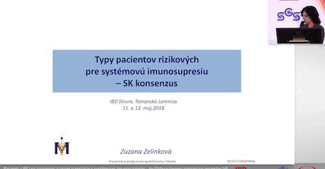 Doc. MUDr. Zuzana Zelinková, PhD.: Typy pacientov rizikových pre systémovú imunosupresiu - SK konsenzus